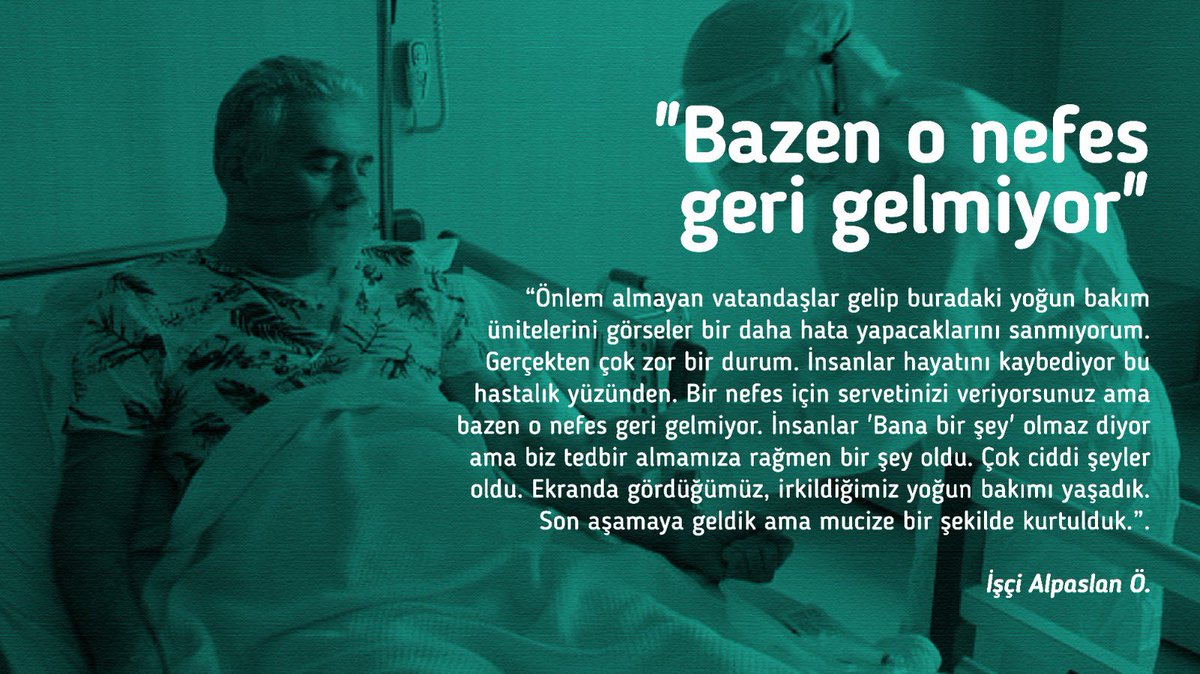 "BAZEN O NEFES GERİ GELMİYOR.” Alpaslan Ö.’nün hastalıkla mücadele tecrübesine kulak verin.