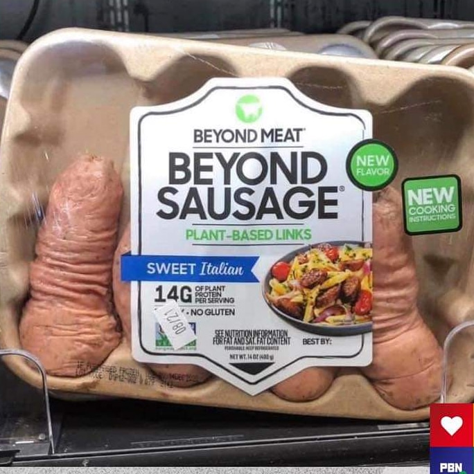 bookmarketer's tweet image. I&apos;m all for realistic meat substitutes but please...

#comedygold  #amwritingfiction #comedy