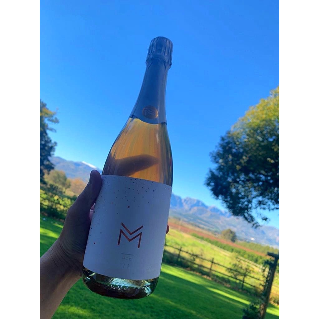 Toasting the last of the day on #capclassiqueday with our Marion MCC, named for co-owner Marion, a #biodynamic MCC that spends five years maturing before release. 
#perfectedbytime