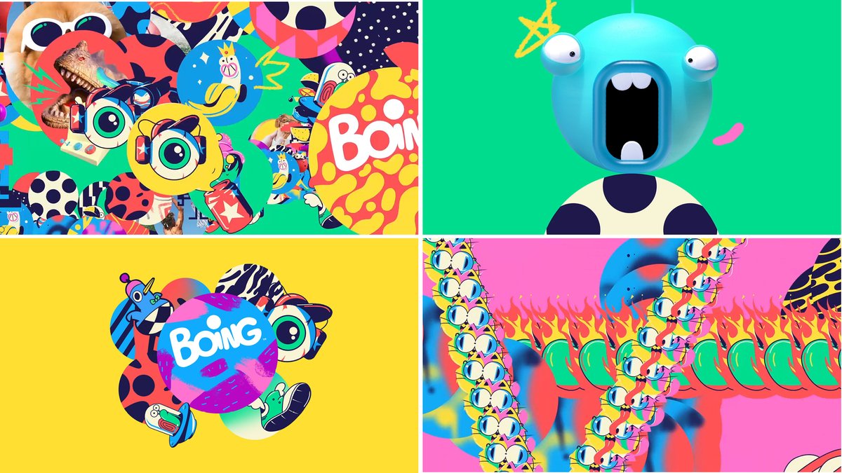 stash_magazine's tweet image. The #design and #animation mavens @ArtandGraft let loose with a brilliantly bonkers rebrand for Boing @WarnerMedia

Watch here: bit.ly/3gOHBBI
#broadcastdesign #branding #motiondesign #characterdesign