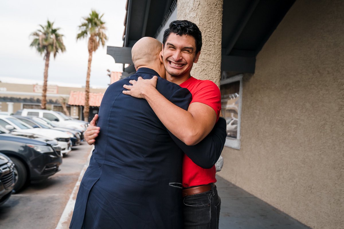 All the times he grabbed his staff for a hug.