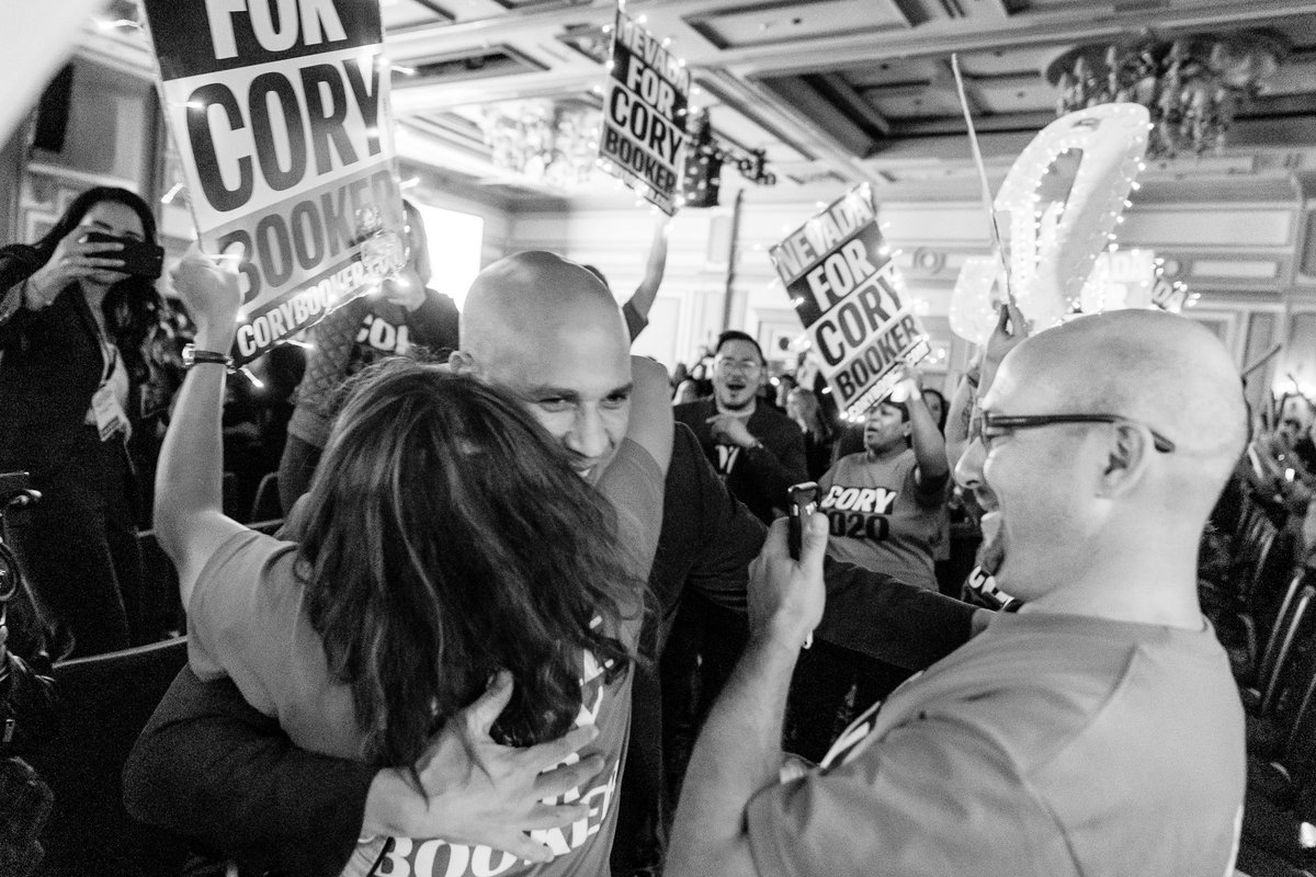 Cory Booker has nothing but love for every person everywhere he goes. And that’s that.