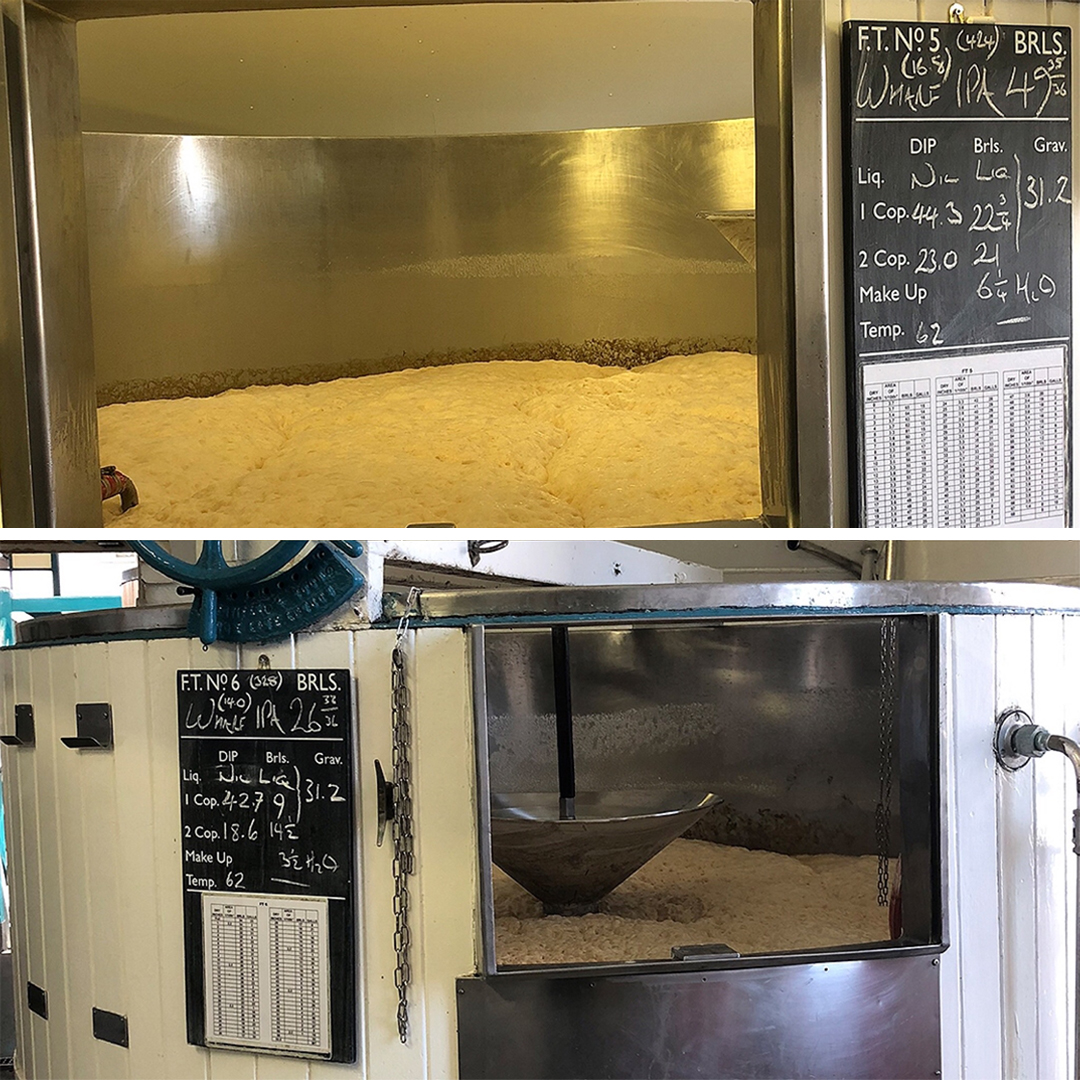 Harveys1790's tweet photo. Here we have two fermenting vessels of our #WharfIPA. But what is the difference? 🍻
Find out from our Head Brewer here: 👇
https://t.co/bhunmmZcag
#tuesdaybrewsday #wharfipa #localhops https://t.co/QhnsKtansw