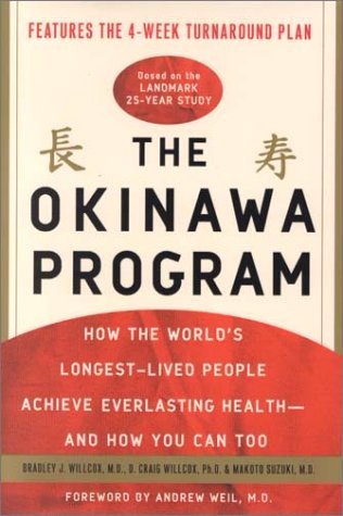 based on another landmark work on the epidemiology of aging, Dr. Makoto Suzuki’s 25-year study for Japan’s Ministry of Health, THE OKINAWA PROGRAM though mass market books, and this one in particular had a lot of hype from what i call The New Age Industrial Complex™… ④