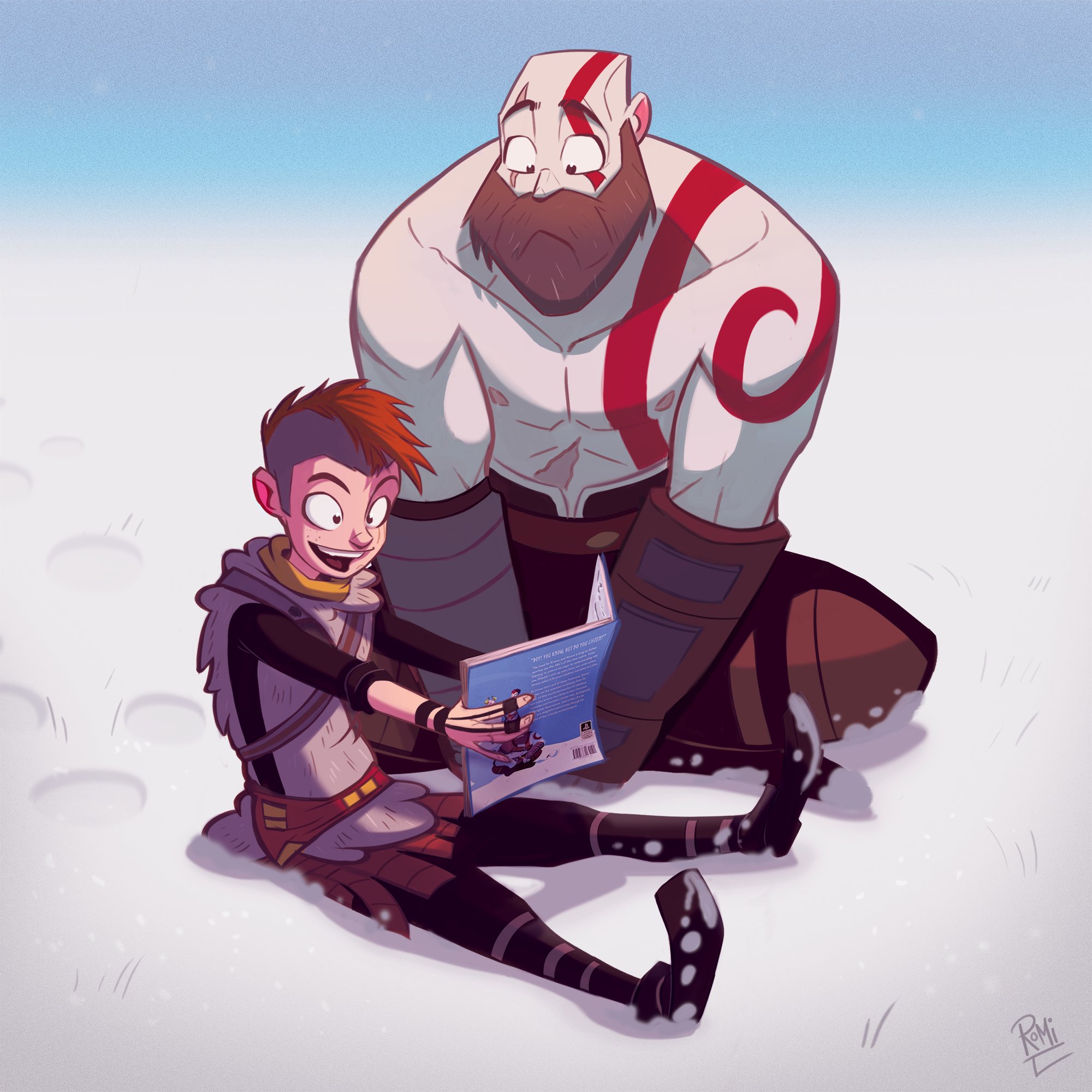 Insight Editions on Twitter "Follow along as Kratos teaches his son