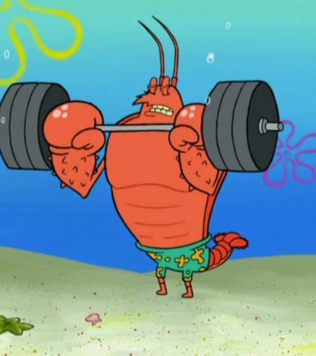 larry unseen in the gym under the sea
