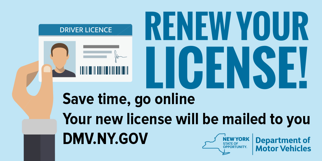 dmv renew license ny international student