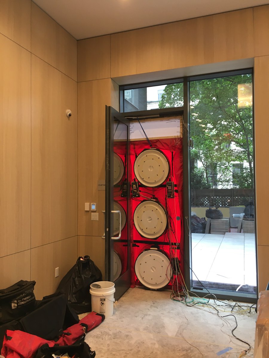 _SWinter's tweet image. Another successful #SWAProject whole building blower door test!! Congrats to the #PassiveHouse 511 E 86th St team and thanks for all of the hard work on the air barrier systems! @CHAcompanies, Arquitectonica, @DeSimoneGroup, EP Engineering, KSK Construction Group