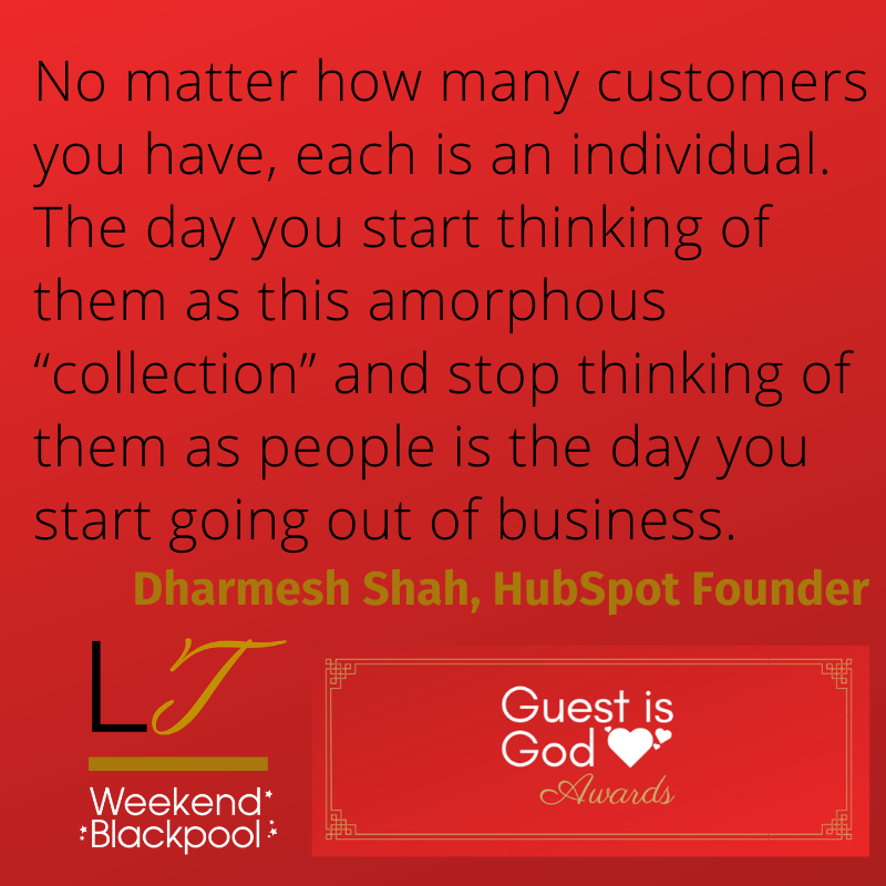 GuestisGod's tweet photo. All Guests are VIPs - not just Very Important People, but Very INDIVIDUAL People.

https://t.co/xEUpJGNt5v

@HubSpot
 
#GuestisGod #LittleTouches #CustomerExperience #CX https://t.co/DYbvFuRYIB