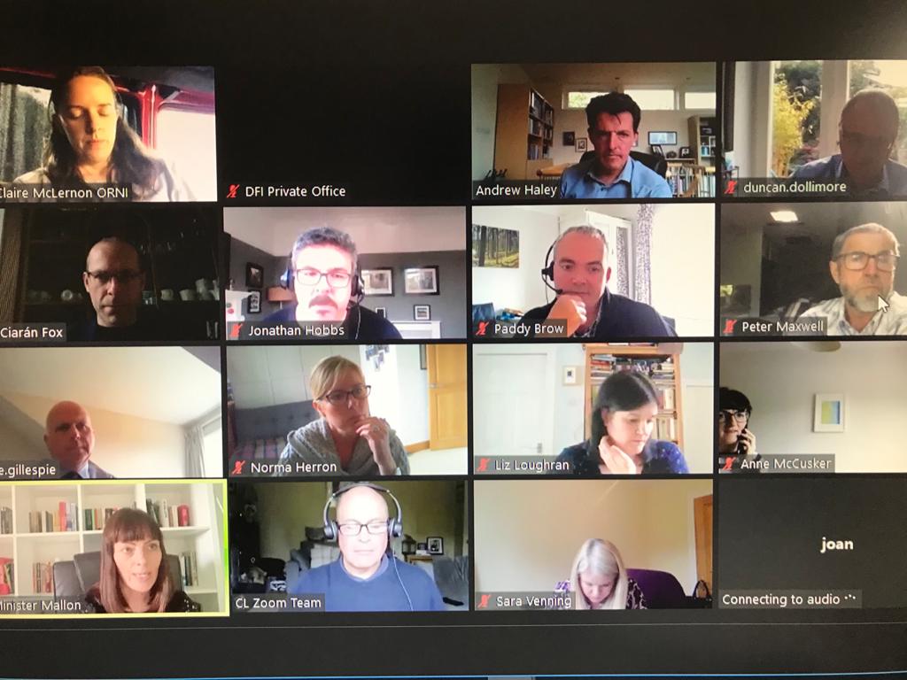 Lots of exciting ideas for quick wins &amp; longer term transformational initiatives shared at this afternoon's Blue/Green Infrastructure video conference. #codesign #partnership  #chance4change