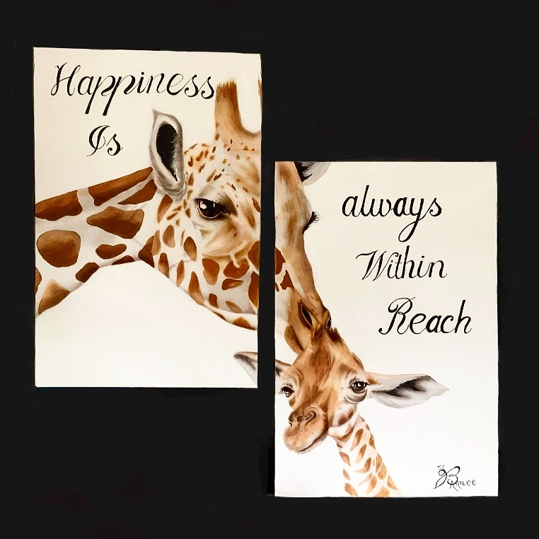 idrawyourloved1's tweet photo. #girraffe #painting #love #Happiness #acrilic #ArtLovers #artlee https://t.co/lGlWfDpJYd