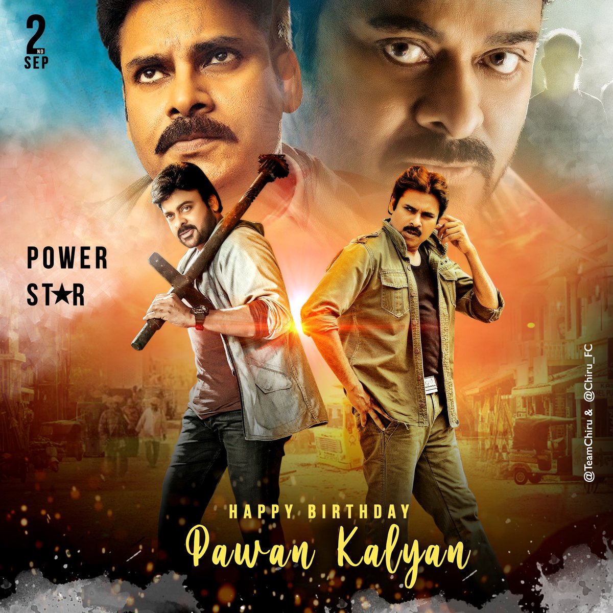 Jet_Panjaa ⚓🔥 (@kvishwatweets) on Twitter photo Happy birthday <a href="/PawanKalyan/">Pawan Kalyan</a> garu A true leader 🙏🏻❤ and iconic personality 🙇🏻❤
#HBDPawanKalyan
Behalf of <a href="/KChiruTweets/">Chiranjeevi Konidela</a> Fans 😎❤
#Acharya Happy birthday <a href="/PawanKalyan/">Pawan Kalyan</a> garu A true leader 🙏🏻❤ and iconic personality 🙇🏻❤
#HBDPawanKalyan
Behalf of <a href="/KChiruTweets/">Chiranjeevi Konidela</a> Fans 😎❤
#Acharya