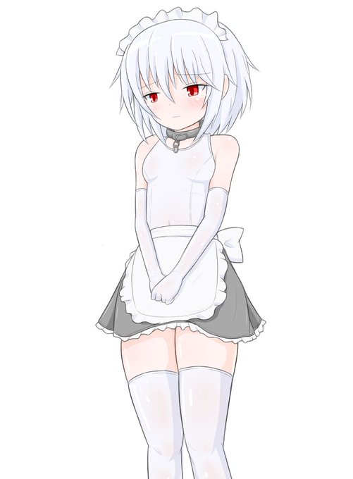 おまけ

メイド服と首輪って似合いますよね!! 