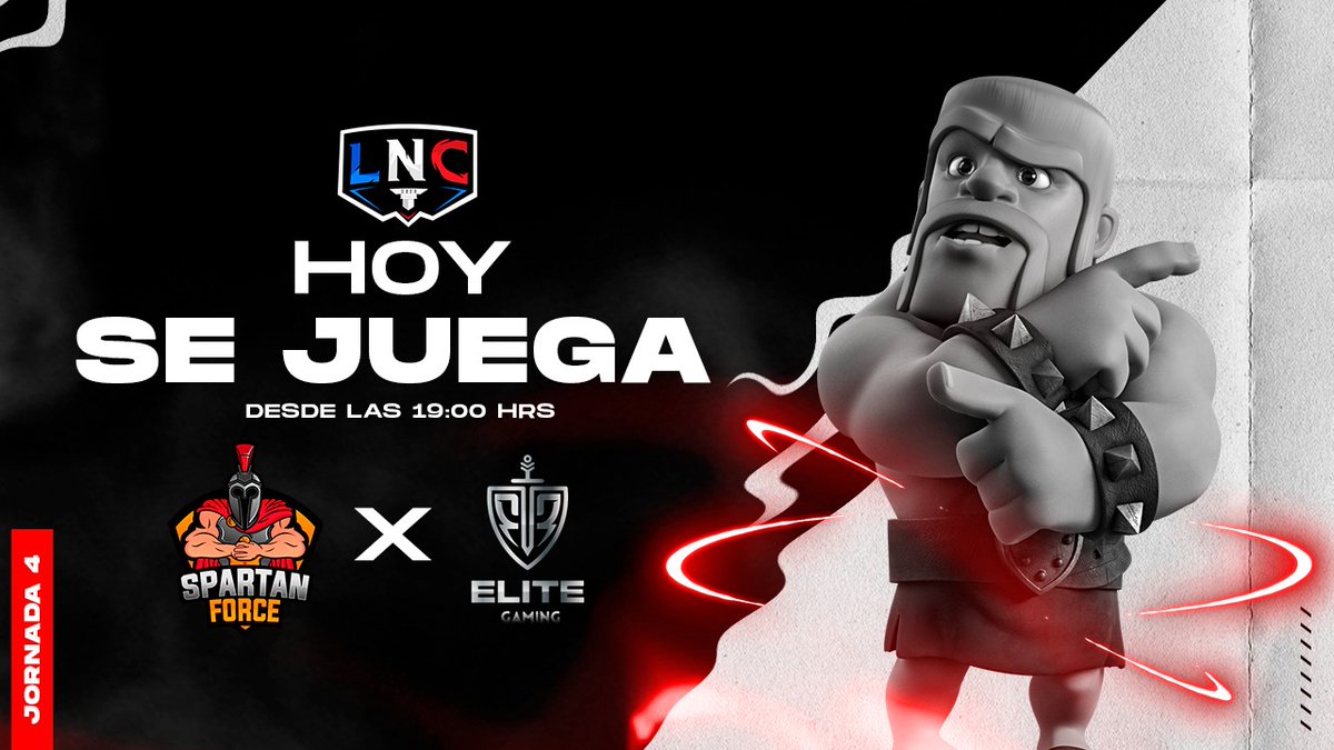 ⚔️ | #MatchDay | J4

🎯 <a href="/SpartanForceCR/">Spartan Force ©️ (En 🏠)</a> vs @EliteGamingCL

Pinta de una magnifica tarde con el combate entre Spartan y Elite para disputar la victoria.

¿Vienes al directo? 😎🎉

🗣️ | @Potecito1000_YT
🕘 | 19:00
🖥️ | bit.ly/2DnX7qC

#LaNacional 🇨🇱