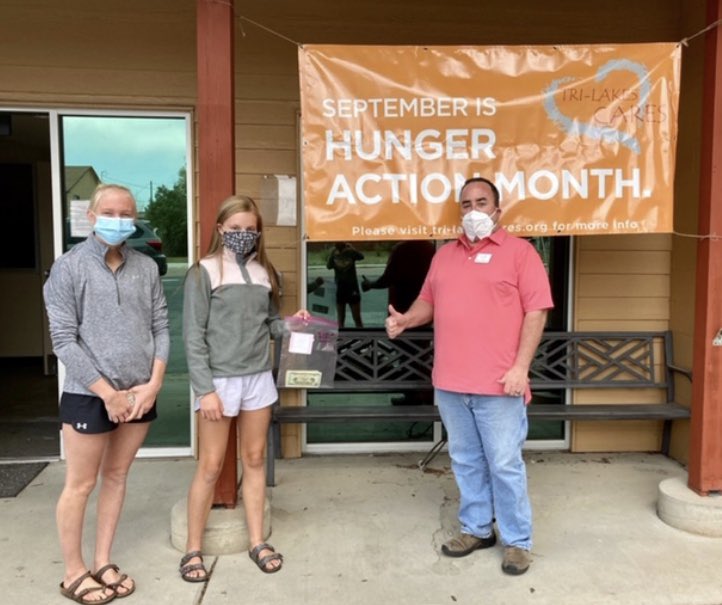 Tri-Lakes Cares would like to thank two high school students, Callie and Hannah of Monument, for putting together a bake sale to benefit TLC! Together, these two young ladies raised $230 which will benefit TLC’s pantry program. Well done, ladies, well done! <a href="/LewisPalmer38/">Lewis-Palmer School District 38</a>
