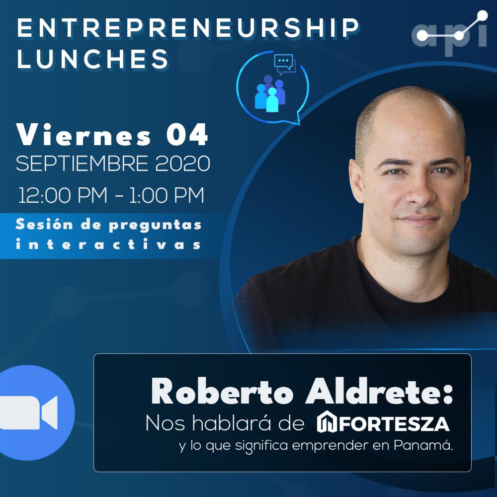 api_fed's tweet image. ¡Seguimos con nuestros almuerzos de los viernes! 

Acompáñanos este viernes 4 de septiembre de 12pm a 1pm a conversar con Roberto Aldrete, CEO de @ForteszaOficial, sobre emprendimiento en Panamá.

us02web.zoom.us/webinar/regist…
