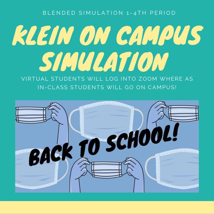 Bearkats 
We can’t wait to see you for tomorrow’s Klein On Campus Simulation!                              #kleinfamily #kleinisd #klein