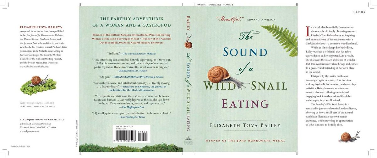 TovaBailey's tweet photo. The Sound of a Wild Snail Eating was published on August 28th, 2010, just over ten years ago. Delighted that the book remains in print as it continues to glide into the future.  May everyone, of all species, stay well and safe. https://t.co/eKXe9h6fFY
