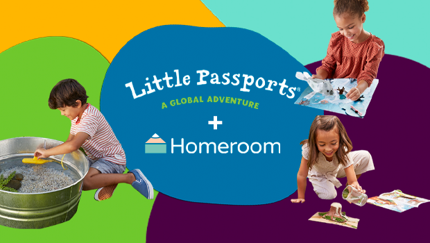 JoinHomeroom's tweet image. Homeroom &amp;amp; @littlepassports have teamed up for after school adventures!🚀 Staring today sign up for classes led by expert K-5 teachers based on Little Passports original, award-winning activity kits! #Afterschool about.homeroom.com/littlepassports