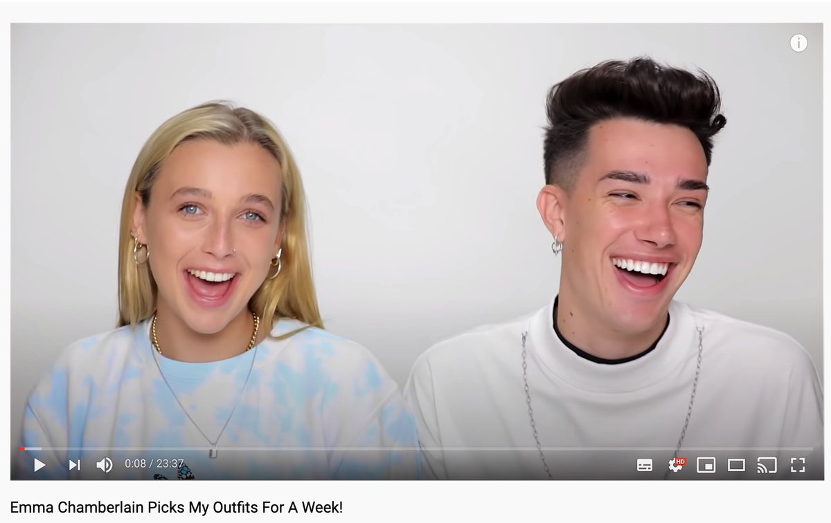Emma Chamberlain and James Charles Reunited, Follow Each Other Again