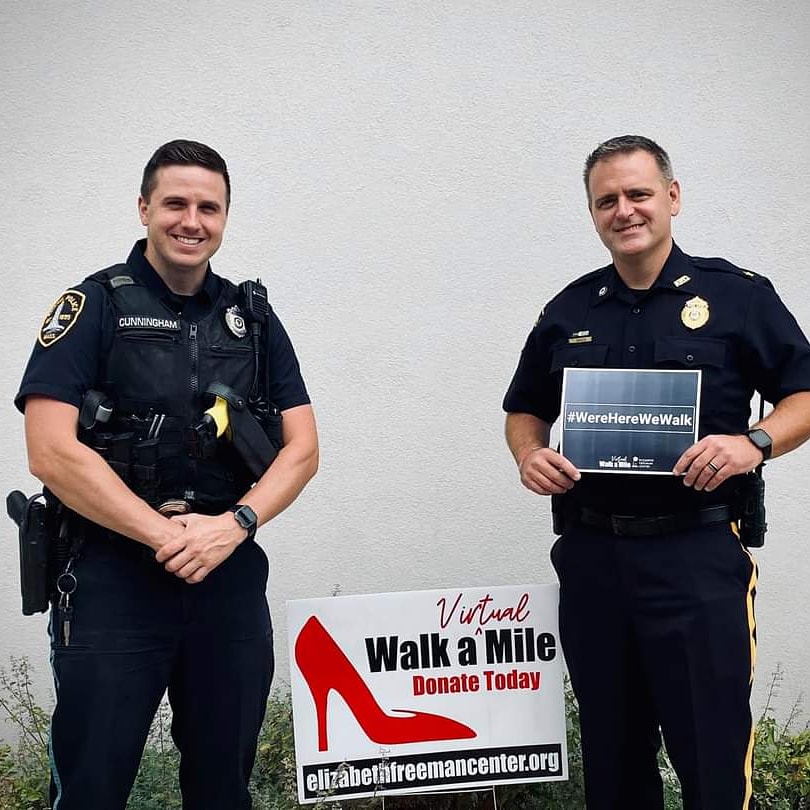TroyBacon51's tweet photo. The #AdamsPD is proud to be participating in Walk a “Virtual” Mile in her shoes 👠 on September 16th to unite against rape, sexual assault and gender violence. 

Thank you to the Elizabeth Freeman Center for organizing the event.

#wereherewewalk https://t.co/cXF9hm2QAJ