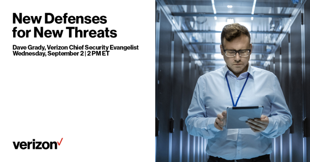 lschoonover1's tweet photo. Cyber threats and #malware are innovating right alongside technology. Learn how your security can keep up with the pace. #IamVZ https://t.co/dz6ZMUrZCB https://t.co/m7BF7OImLU