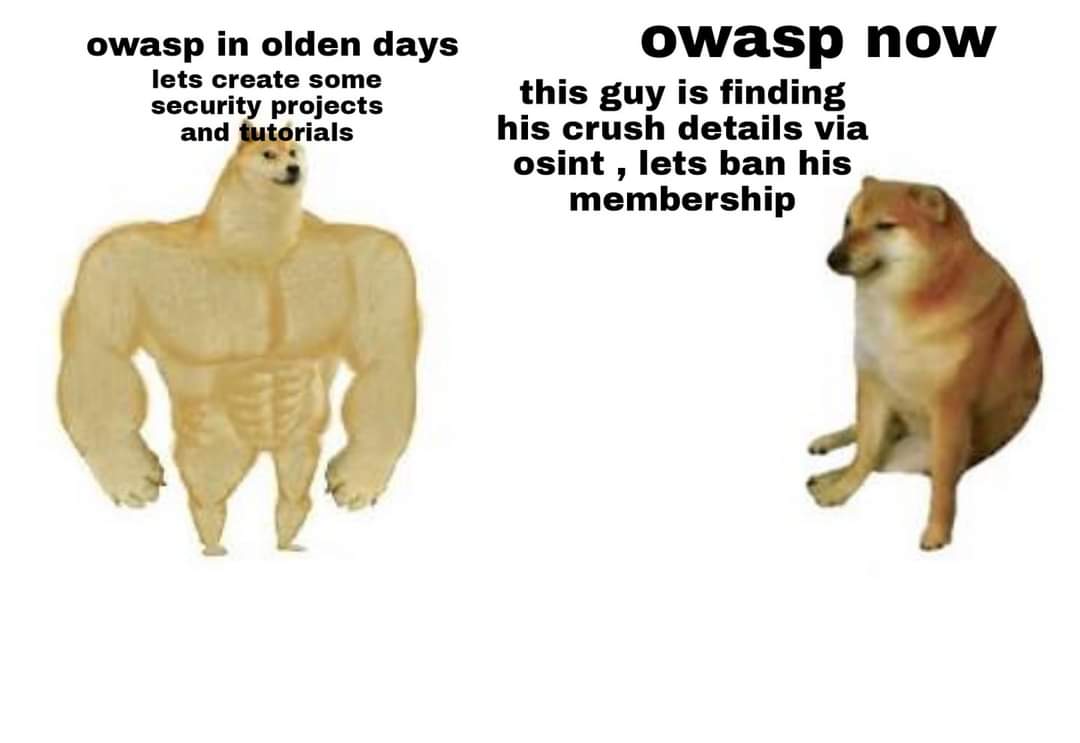 ChaosMidWicket's tweet photo. People are showing fake feminism and fake equality ๐๐
#owasp #owaspcommunity https://t.co/wud4jR6rUx