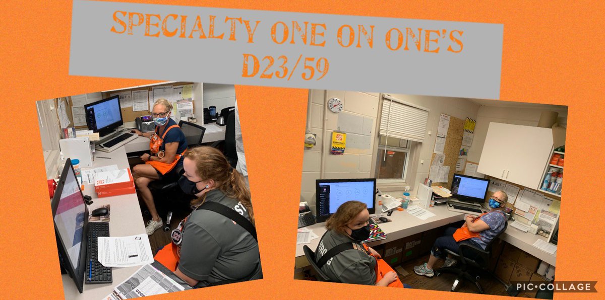 donna_dee_79's tweet photo. Specialty One on One’s D23/59 😁  Crisann checking in with her team! @NatashaTHD @CrisannTHD @garydemarinis @CMiddlebrook93 @mike3718 https://t.co/dNybFbJ0XE