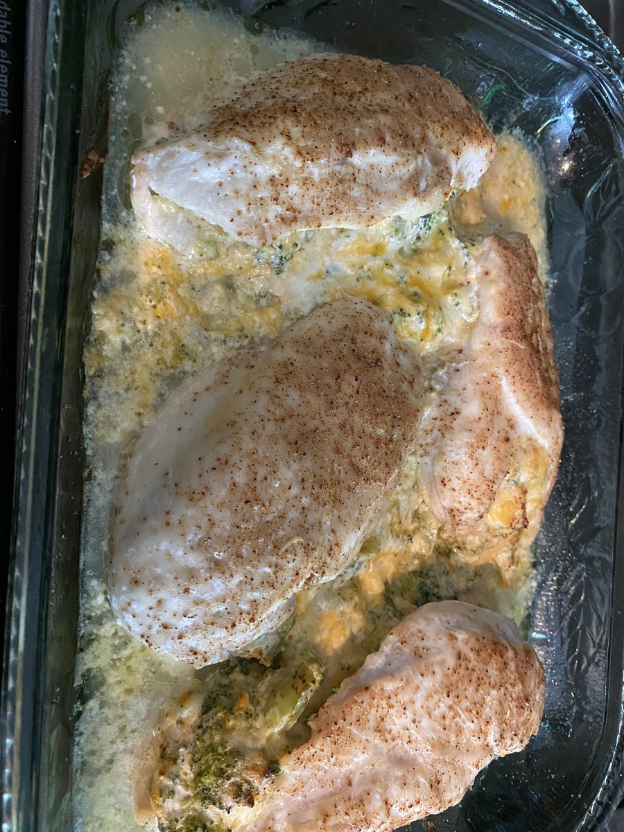 Trying a new keto friendly recipe today. Broccoli and cheese stuffed chicken. Hope it’s good...