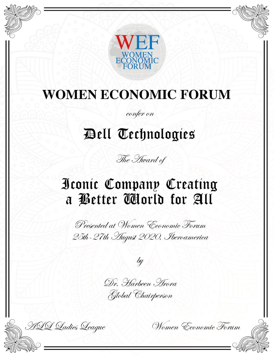 JuanFraAguilar's tweet photo. ¡Gracias @WEFIberoamerica  por este reconocimiento! Nos llena de mucha alegría, pero también refuerza nuestro compromiso con la diversidad, igualdad e inclusión. Pilares parte de nuestro ADN, nuestra identidad. ¡Venga! 💪 @delltechlatam #IWork4Dell https://t.co/H66vj0mlHt