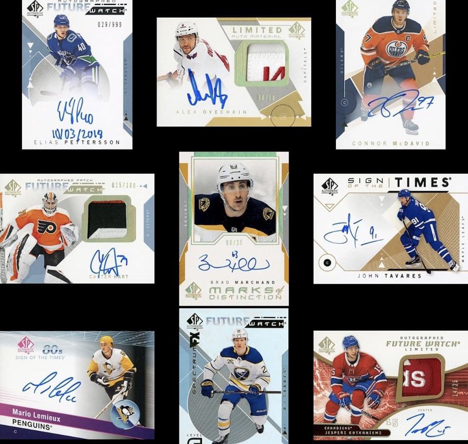 bottlerocketcbs's tweet image. TONIGHT @ 730 PM (MST) BREAK #007 
4-box mixer:
1 x 18/19 SP AUTHENTIC 
1 x 19/20 SERIES 2
1 x 18/19 SP AUTHENTIC 
1 x 18/19 SP GAME USED
Click the link in our bio &amp;amp; join us! Credit for first time break members! 
#hockeycards #tradingcards #hockeybreaks #HockeyTwitter #cardbreaks