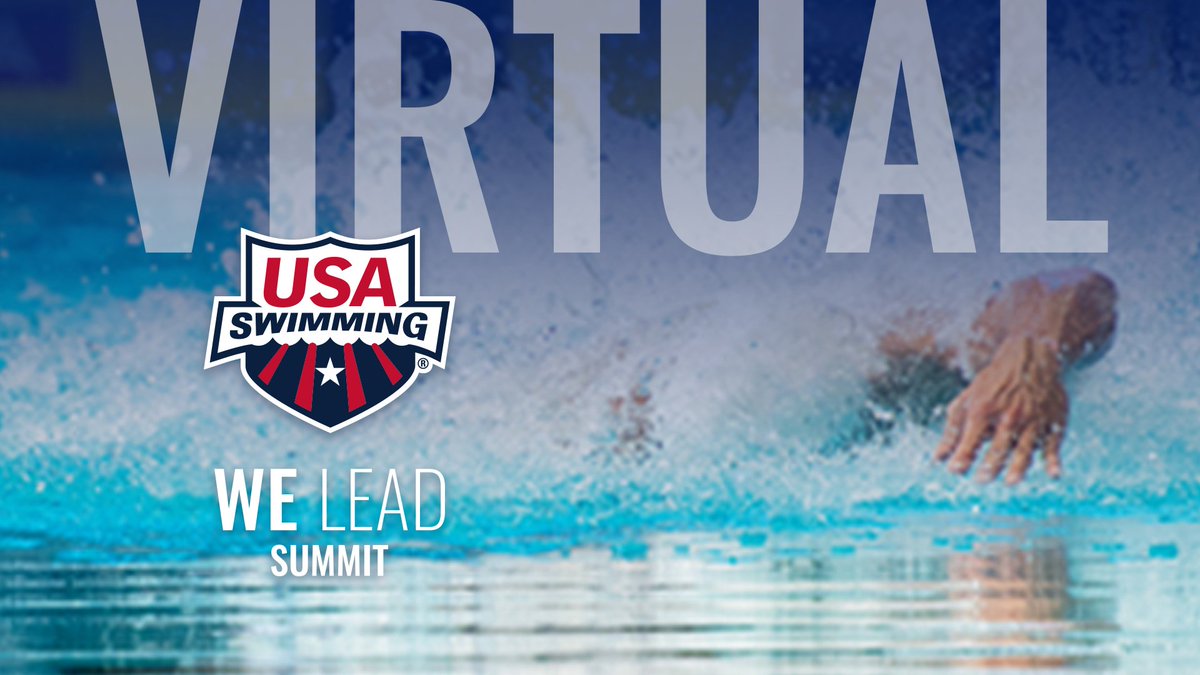 ❓: Virtual We LEAD Summit
📅: Sat., Sept. 12
⏰: 11a ET
🏊: 9th-12th grade swimmers (first 60 individuals)
Register: bit.ly/2QHiXIH

Have your athletes join us to learn leadership skills, stress-management, and leadership behaviors that support positive action.