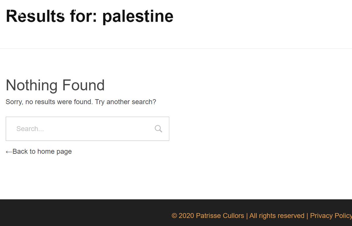 Following the 2015 trip,   #BLM co-founder  @OsopePatrisse took this pic in Northern Ireland & posted on her website, in which she wears a Yasser Arafat keffiyeh. Pic was there as recently as May 2020. It& #39;s now gone, as is any mention of   #DDPalestine. 2/