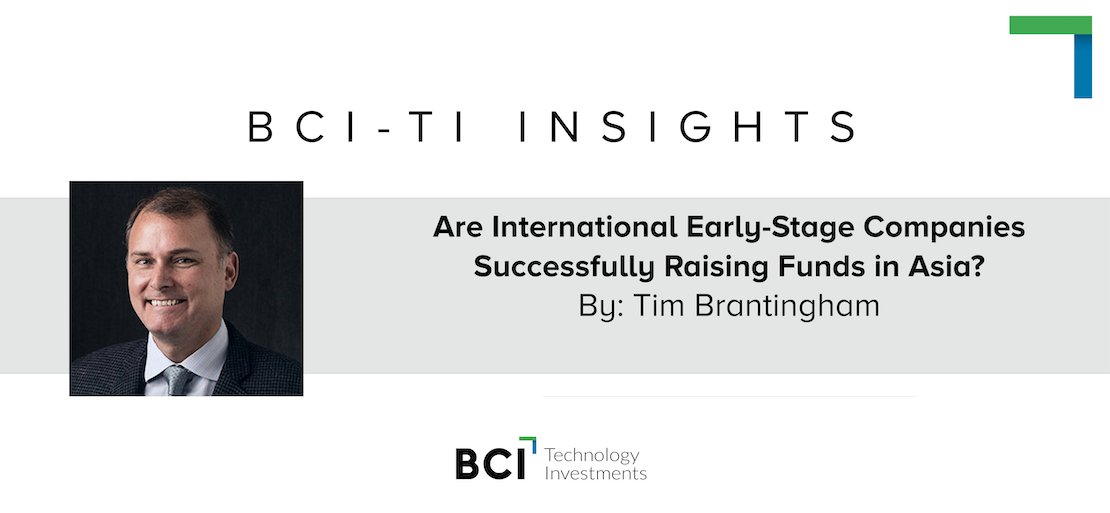 BCITechInvest's tweet photo. Are international early-stage companies successfully raising funds in Asia? BCI-TI Principal Tim Brantingham shares his expertise on the BCI-TI Insights page: https://t.co/uWm841WIw6 https://t.co/8oDGPHTf8G