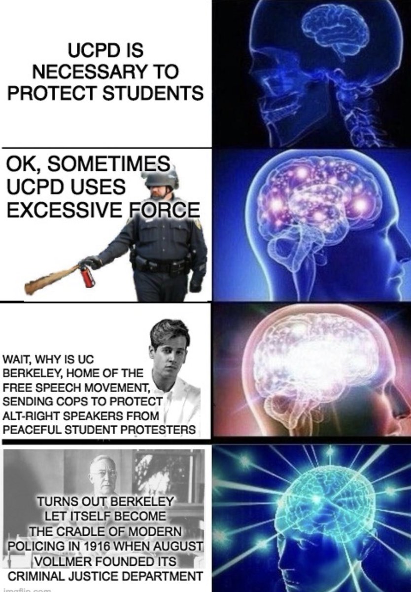Grace Lavery (@graceelavery) on Twitter photo If any of the free speech assholes understood the first thing about universities, they would know this: that the presence of a militarized police force on American campuses is a mortal threat to academic freedom.
COPS OFF CAMPUS BY 09/01/2021!
and follow <a href="/ucftp/">Cops Off Campus UC</a>
🚫🐖🚫🐖🚫🐖 If any of the free speech assholes understood the first thing about universities, they would know this: that the presence of a militarized police force on American campuses is a mortal threat to academic freedom.
COPS OFF CAMPUS BY 09/01/2021!
and follow <a href="/ucftp/">Cops Off Campus UC</a>
🚫🐖🚫🐖🚫🐖