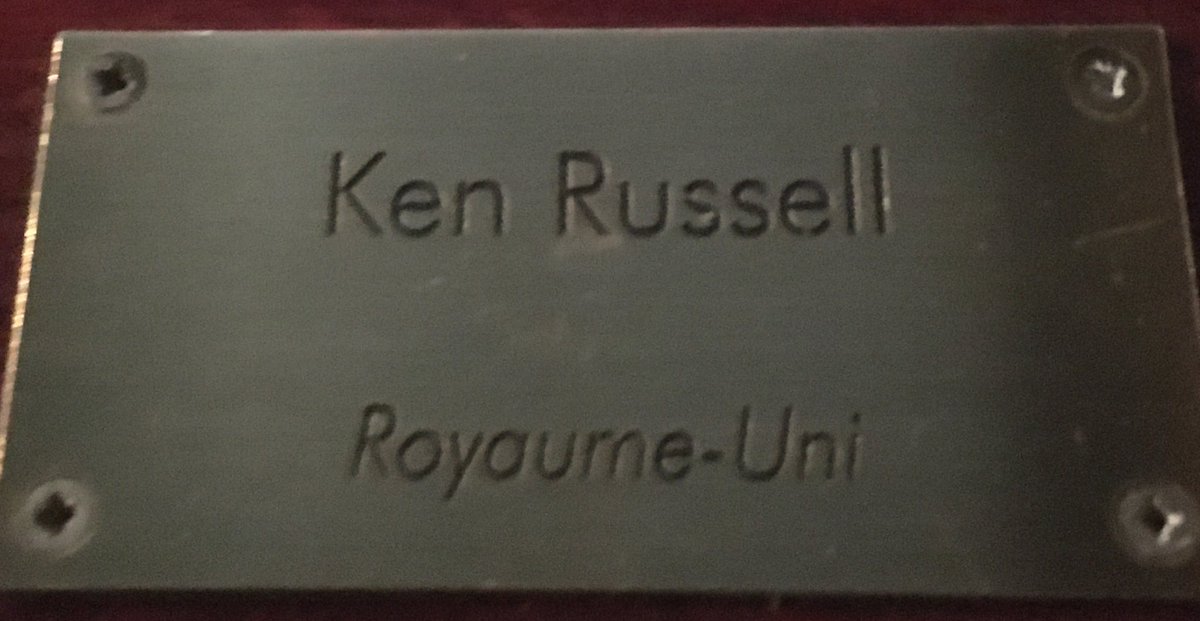  #LesCinéastesDuHangarRangée 9196 - KEN RUSSELL3 juillet 1927 - 27 novembre 2011(Royaume-Uni)- Love (69)- La Symphonie Pathétique (70)- Les Diables (71)- Mahler (74)- Lisztomania (75)- Tommy (75)- Au-Dela du Reel (80)