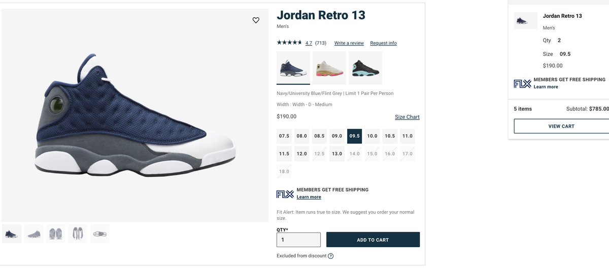 jordan 13 flint restock