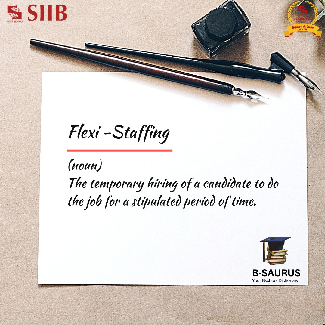 SIIBTweets's tweet photo. B-word of the day
Flexi-Staffing - Flexi-Staffing industry is one among India's fastest growing job-creation engines.
@symbiosistweets
#WordOfTheDay #BSaurus #SIIB #Pune #MBA #Humanresources #Management #staffing #HR https://t.co/u31D1MscLh