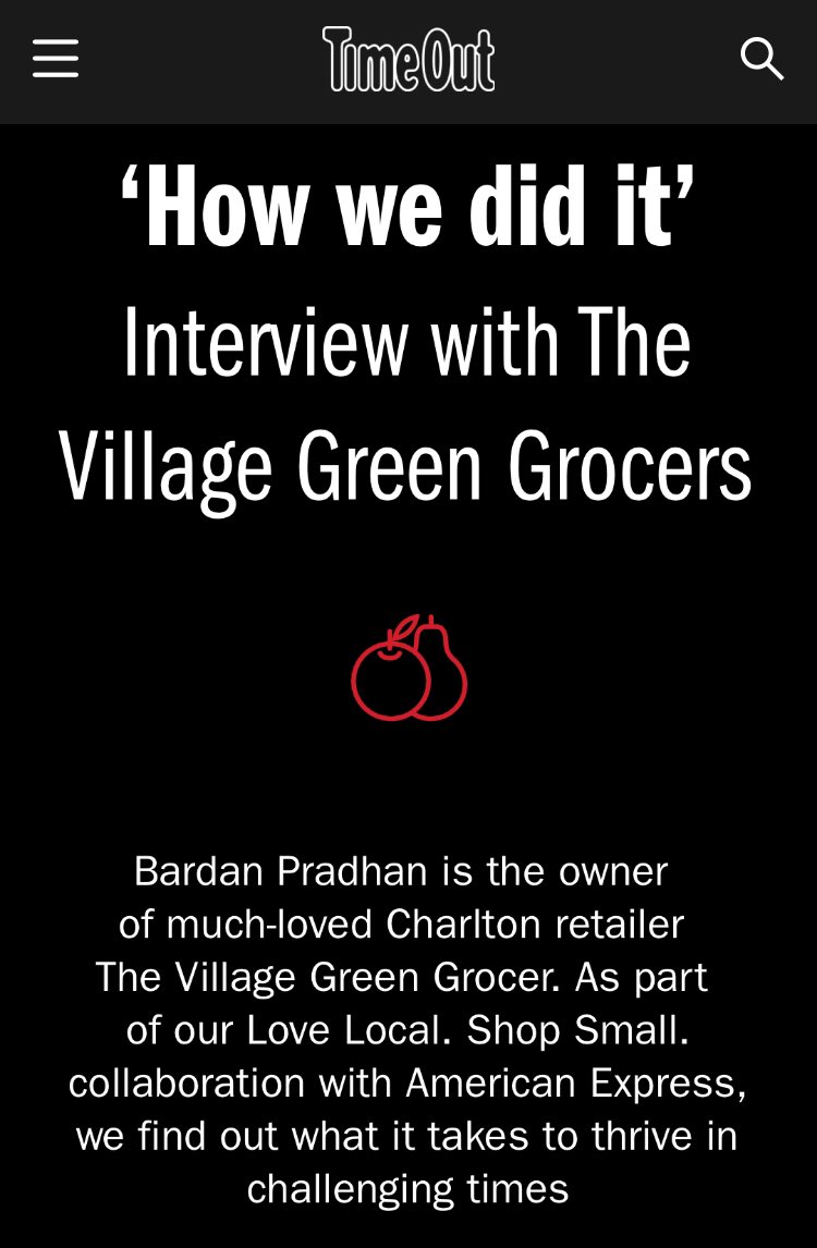 villagegreengrocers (@vgreengrocers) on Twitter photo Think we all need to take a bit of TimeOut to process this ... We did it!!! We can’t thank all of our wonderful supporters & followers enough, and <a href="/timeoutlondon/">Time Out London</a> for this amazing opportunity to show off our beautiful little hub to the rest of London. Think we all need to take a bit of TimeOut to process this ... We did it!!! We can’t thank all of our wonderful supporters & followers enough, and <a href="/timeoutlondon/">Time Out London</a> for this amazing opportunity to show off our beautiful little hub to the rest of London.