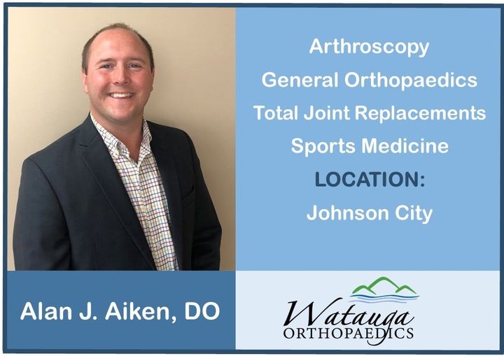 WataugaOrtho's tweet photo. Watauga Orthopaedics is pleased to welcome Dr. Alan Aiken and his family to the practice! 

#WelcomeToWatauga #Orthopedics #SportsMedicine #JohnsonCity https://t.co/41yW53ksM9