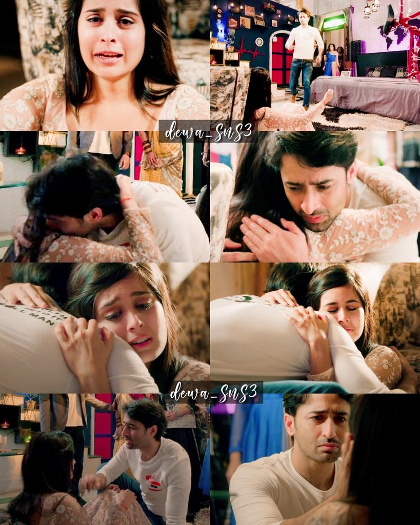 He broke when mishti said she doesn't deserve anything, she isn't worthy,he stood by her cos he knows she deserves everything, whatever happened is bcs of him,his own soul believes he himself doesn't,(6/10)  #YehRishteyHaiPyaarKe  #ShaheerSheikh  #ShaheerAsAbir