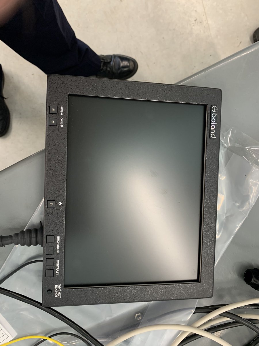 KTFBurnsDC's tweet photo. Super excited that we are upgrading one of our older ARFF Crash Trucks to the 21st Century! I nick-named it R2D2 #firefighter #ARFF Special thanks to Mike Chapman from FLIR for all of his knowledge and expertise https://t.co/gbp4FqvHS8