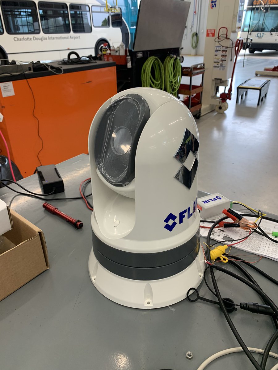 KTFBurnsDC's tweet photo. Super excited that we are upgrading one of our older ARFF Crash Trucks to the 21st Century! I nick-named it R2D2 #firefighter #ARFF Special thanks to Mike Chapman from FLIR for all of his knowledge and expertise https://t.co/gbp4FqvHS8