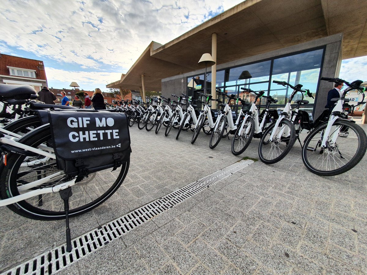 We zijn klaar voor de #testkaravaan van <a href="/provinciewvl/">Provincie West-Vlaanderen</a> . 40 elektrische fietsen om daar onze inwoners te testen