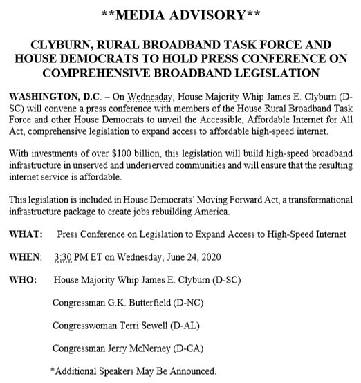 It is plain to see that in the 21st century, an accessible internet is not optional: it is a vital tool for receiving an education and for participating in the economy, and all Americans need access to high-speed, affordable broadband service. 8/15  #DemPartyPlatform