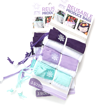 Love these produce bags with 3 different sizes.  Add your logo for a great gift idea! #giftideas #branding
