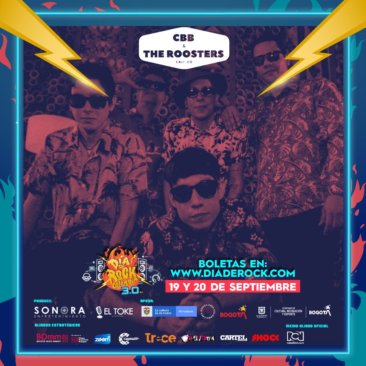 ArtStMagazine's tweet photo. Ellos son 4 de los elegidos para hacer parte de @diaderockcol , algunos ya han visitado nuestra casa y a otros los estamos esperando.

En la versión 3.0, disfruten de:  @YimarkGonzalez #Askariz @YOOKOBAND #CCBandTheRoasters 

#ElRockEsNuestro #AmarilloAzulYRock https://t.co/BgKkOz4h7j