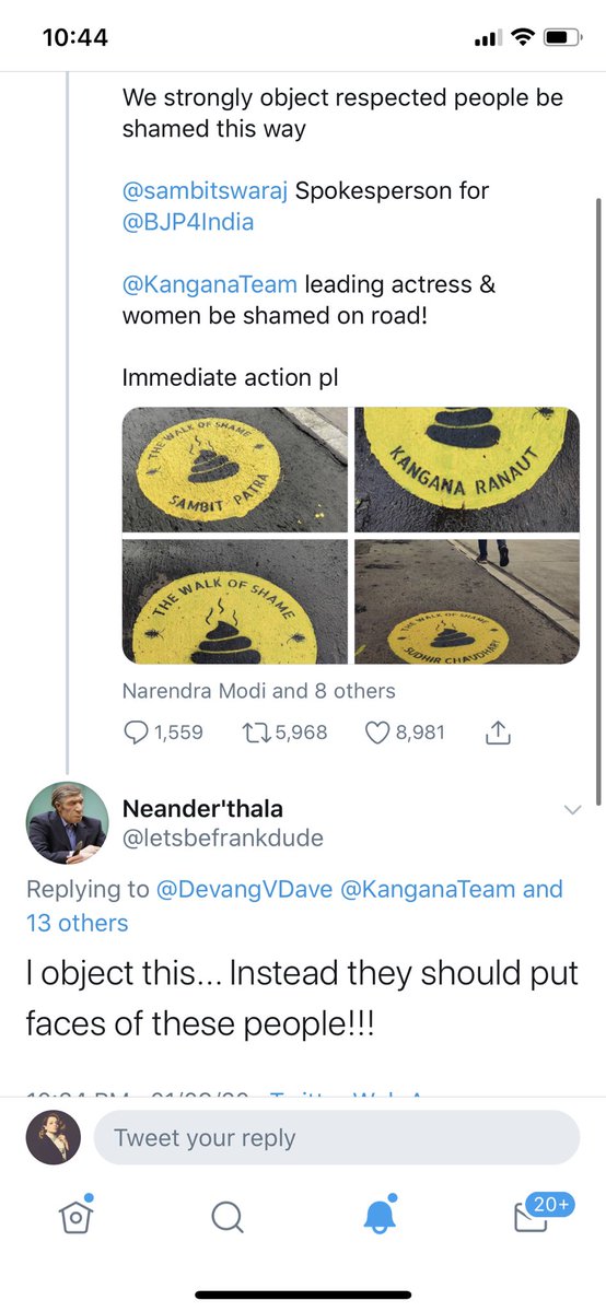 KanganaTeam's tweet image. Liking derogatory tweets about people who are fighting against the murderers of Sushant, instead of condemning public teasing and bullying like this @CPMumbaiPolice is encouraging it, @MumbaiPolice has hit all time low ... SHAME !!