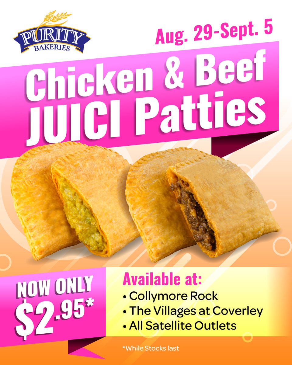 You asked. We answered!
Available until September 5th, 2020.
#PurityBakeries #PurityFresh #Barbados