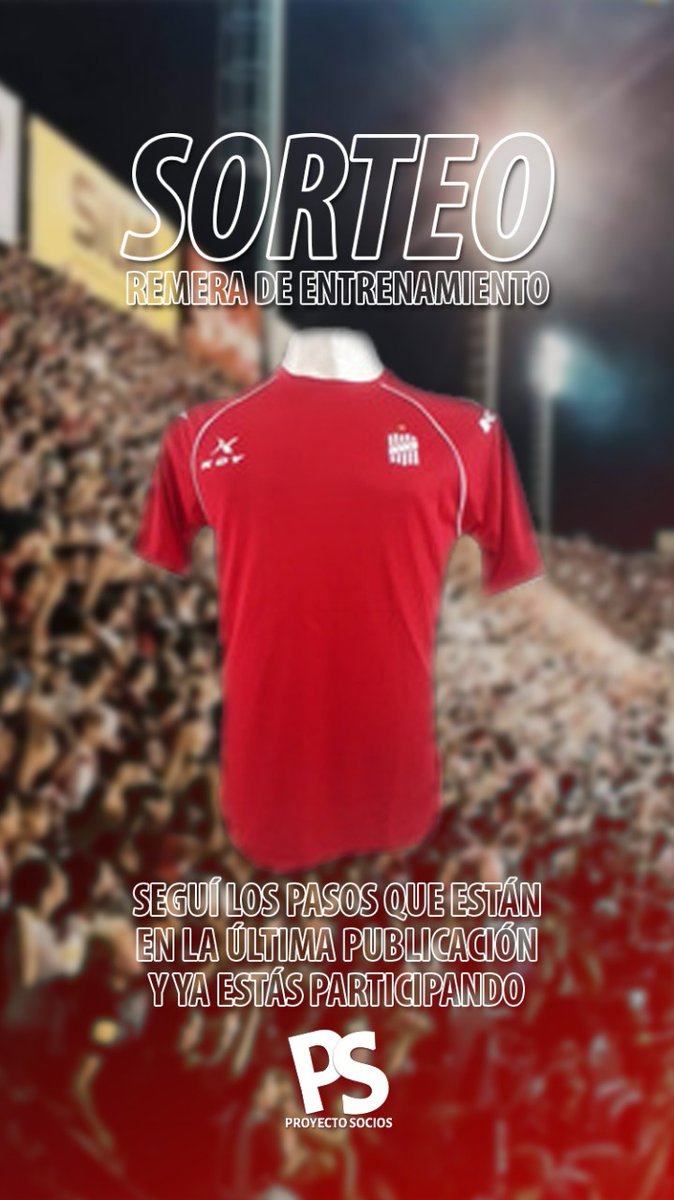 proyectosocios's tweet photo. ¡SORTEO! 🇦🇹
🔴⚪🔴

Podes ganarte una remera  de entrenamiento de #SanMartinTuc 🔝

Participando✔️
•seguir a proyecto socios 
•RT y fav a este twitt
•Mencioná a tres personas 

Estás participando ✅ https://t.co/PFEYksJymj